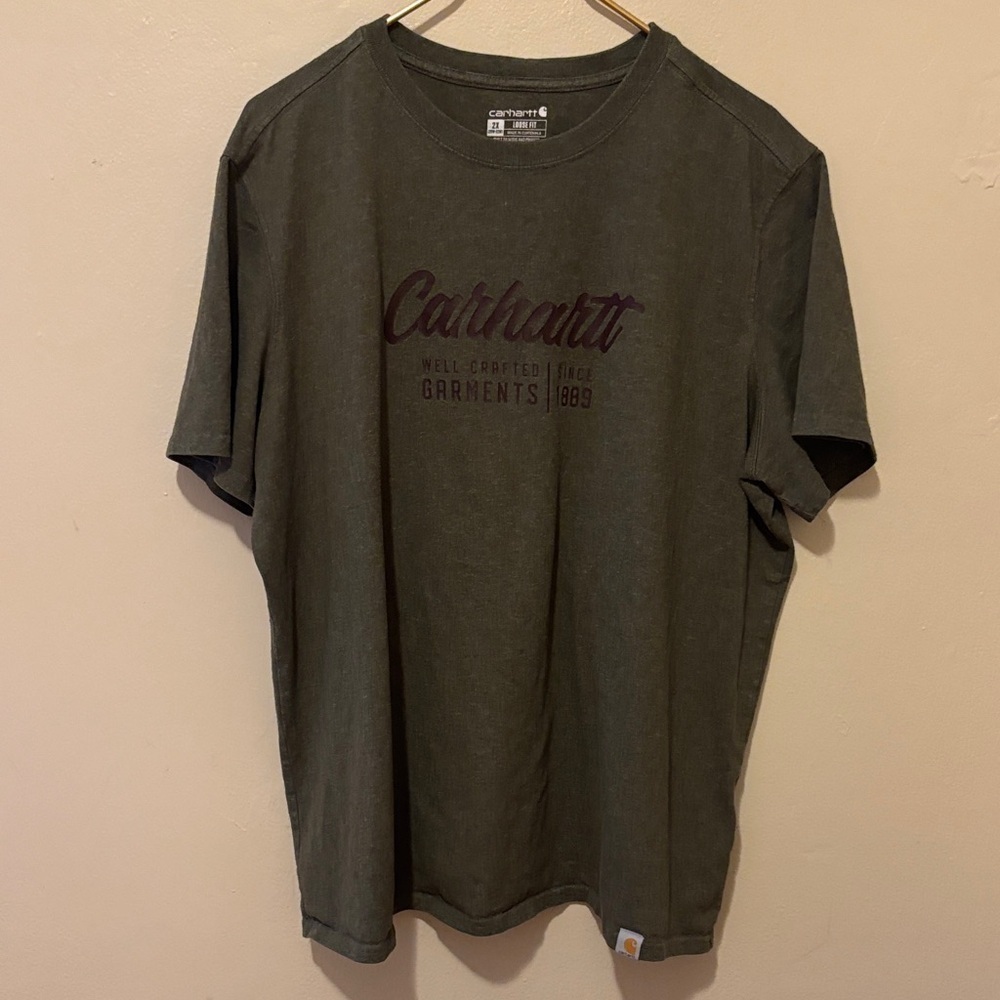 Carhartt Men's Dark Olive Short Sleeve Tee